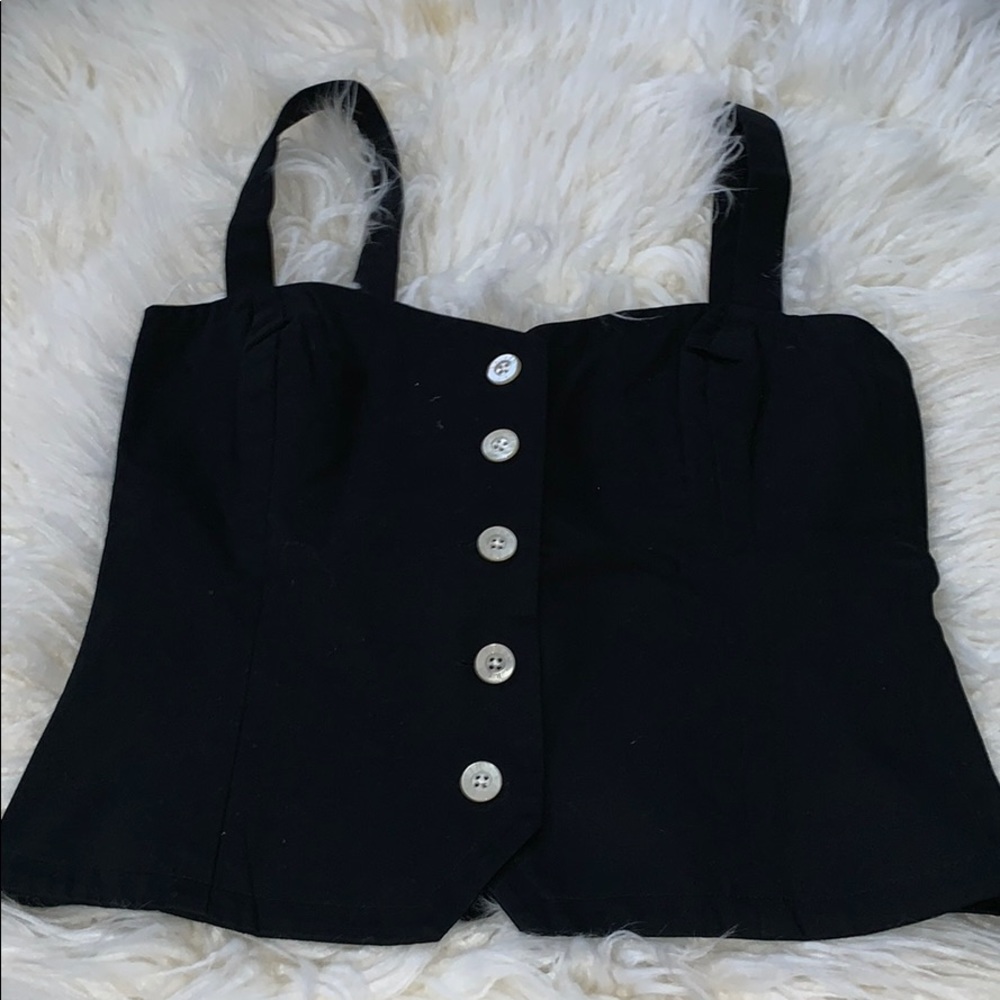 NWOT**Button Up Tank Top